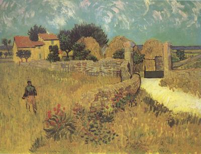 Vincent Van Gogh Farmhous in Provence (nn04) Spain oil painting art